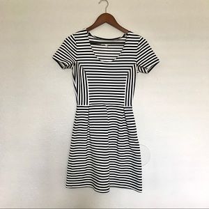 Madewell Bistro Dress in Ridgestripe